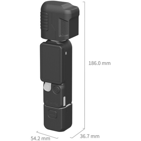 SmallRig 6007 - zestaw etui ochronnych z osłoną ekranu do DJI Osmo Pocket 4 - wymiary